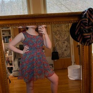 Patterned Cocktail Dress